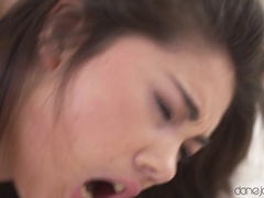 Dane Jones (SexyHub): Shy Asian teen handles massive cock