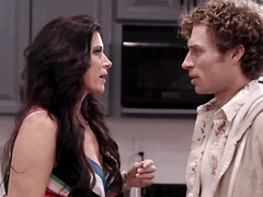 Noire, Sucer une bite, Tir de sperme, Doigter, Bâillonner, Léchez, Mature, Chatte