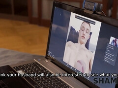 Blond, Rijpe lesbienne, Kut duiken, Russisch, Geschoren, Zoon, Student, Webcamera