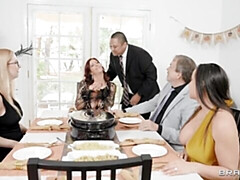 デカ尻, デカチン, デカパイ, フェラチオ, バック, 女 人男 人, オマンコ, 三人