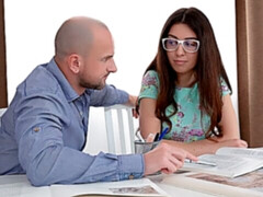 素人, ベッドルーム, 茶髪の, バック, ハードコア, 女子高生, ガリガリ, ティーン