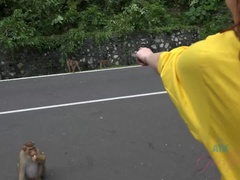 Leie, Blasen, Braunhaarige, Freundin, Behaart, Geschwollene nippel, Muschi, Vibrator