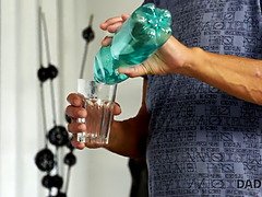 18, バック, Hd, 巨大, なめる, プール, 息子, ティーン