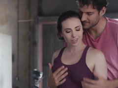 Stunning Casey Calvert has passionate sex on camera