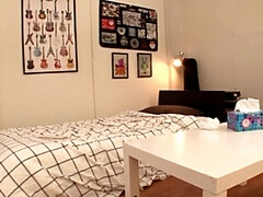 Enthousiasteling, Aziatisch, Schattig, Hondjeshouding, Japaans, Likken, Kut duiken, Tieten likken