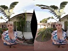 Dreidimensional, Asiatisch, Grosse titten, Blondine, Blasen, Handjob, Milf, Realität