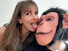 18, デカ尻, デカチン, フェラチオ, 茶髪の, バック, 自然山雀, ティーン