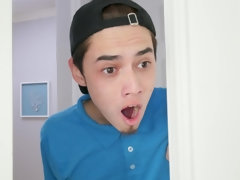 Schlafzimmer, Grosse titten, Blondine, Blasen, Betrug, Hundestellung, Hd, Strümpfe