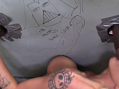 デカパイ, 黒人, ブロンド, 黒人, 異人種間
