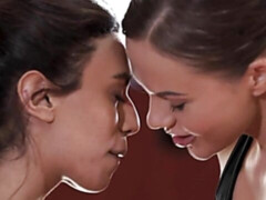 Compilation, Embrassement, Lesbienne, Léchez, Chatte, Sport, Adolescente, Mouillée