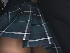 Amateur, Asiático, Mamada, Al aire libre, Público