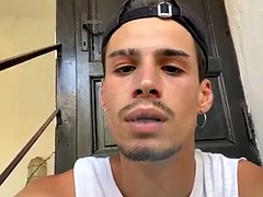 美女, デカチン, 茶髪の, ゲイ, オナニー, 一人