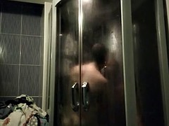 Gehörnter ehemann, Dusche, Spanner