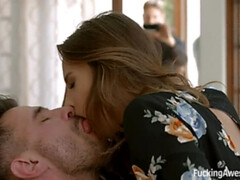 Brunette brune, Queue, Hard, Hd, Léchez, Chatte, Adolescente, Nénés