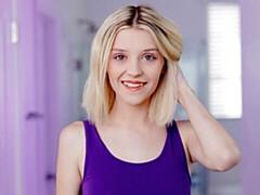 18 jahre, Leie, Blondine, Fingern, Kurzes haar, Solo, Entkleiden, Jungendliche (18+)