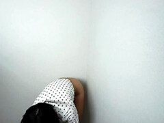 Enthousiasteling, Aziatisch, Bruinharig, Vrouw, Fetisj, Klein, Mager, Tieten likken