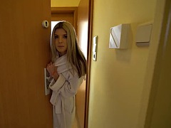 Grosse bite, Blonde, Sucer une bite, Hard, Fête, Pov