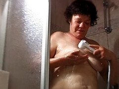 Cul, Dingue, Grosse, Masturbation, Mature, Nue  à poil, Nénés, Jouets