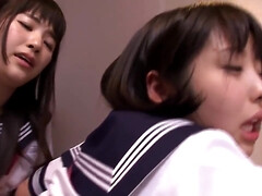 Petite asian squirter spanked before cumshot