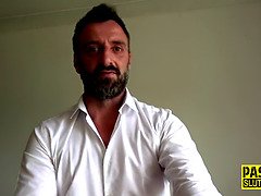 Real kinky milf gets ass fucked and swallows