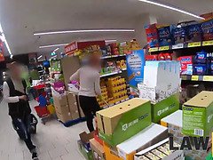 Beauté, Blonde, Plantureuse, Hd, Chatte, Suçant, Tatouage, Uniforme