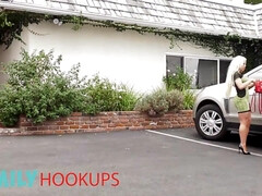 Grosser arsch, Grosser schwanz, Grosse titten, Blondine, Vollbusig, Paar, Milf, Titten