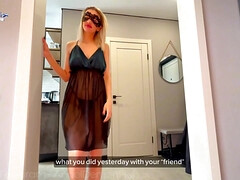 18, 素人, お尻, フェラチオ, 浮気者, ロシア人, 義母, ティーン