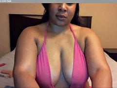 Amateur, Nana, Belle grosse femme bgf, Gros seins, Noire, Noir ébène, Solo, Nénés