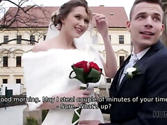 Enthousiasteling, Brijd, Stel, Man die toekijkt, Tsjechisch, Tiener, Bruiloft, Vrouw