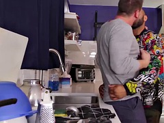 Lécher le cul, Grosse bite, Sucer une bite, Homosexuelle, Hard, Fille latino, Muscle, Réalité