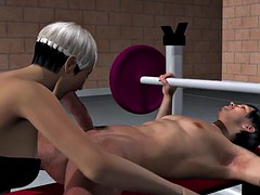 3d, Красотки, Большой член, Сосущие