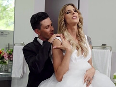 お尻, デカパイ, バイセクシャル, ブロンド, フェラチオ, ハードコア, タトゥー, 結婚式