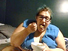 Mooie dikke vrouwen, Mollig, Dik, Eten