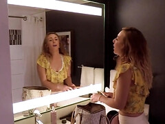 18 ans, Nana, Première fois, Léchez, Chatte, Élève, Jouets, Vibromasseur