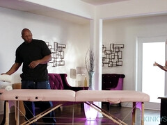 お尻, デカパイ, フェラチオ, マッサージ, オフィス, オイル, オマンコ, 濡れ