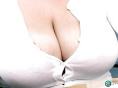 Gorda, Culo grande, Consolador, Penetracion con dedos, Abierta, Masturbación, Tetas naturales, Medias largas