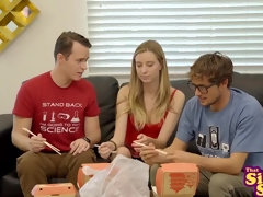 Pijpbeurt, Bruinharig, Sperma, Fetisj, Klein, Tiener, Tieten likken, Bekijker