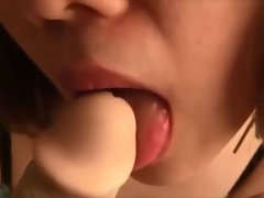 Anaal, Aziatisch, Lieveling, Pijpbeurt, Japaans, Masseren, Alleen, Tiener