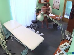 Gorgeous redhead prescribed cock by her doctor