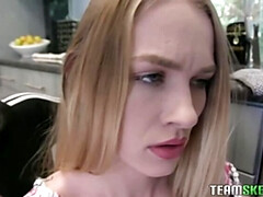 ブロンド, 茶髪の, 手コキする, Hd, 三人