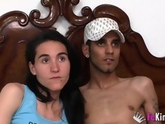 Amateur, Brunette brune, Couple, Cocu, Européenne, Hd, Époux mari, Espagnole