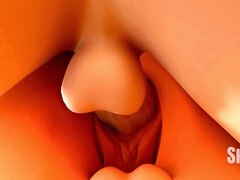 Tridimensionnel, Anal, Éjaculation interne, Tir de sperme, Futanari, Transsexuelle, Plan cul à trois, Jouets