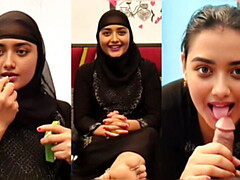 Desi Bhabi Muslim Girl Blowjob and Handjob with Boyfriend - Homemade Indian Village Sex