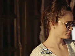 Braunhaarige, Besamung, Latina, Lingerie, Piercing