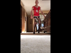 Enthousiasteling, Anaal, Blond, Brillen, Ondergoed, Masturbatie, Kousen, Webcamera