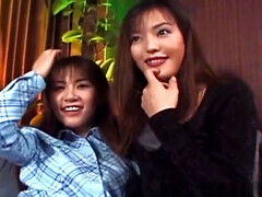 Asiatique, Beauté, Sucer une bite, Plantureuse, Queue, Poilue, Lesbienne, Adolescente