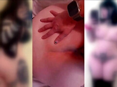 18 jaar, Enthousiasteling, Blond, Japaans, Lesbisch, Roodharige vrouw, Tiener, Trio