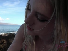 Amateur, Mamada, Novia, Al aire libre, Pov, Tragarse, Voyeur, Mojado