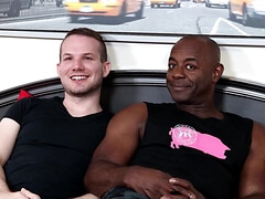 Cul, Grosse bite, Noire, Sucer une bite, Gorge profonde, Homosexuelle, Interracial, Embrassement