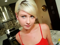 Blondine, Fingern, Handjob, Pov, Rasiert, Tätowierung, Jungendliche (18+), Titten